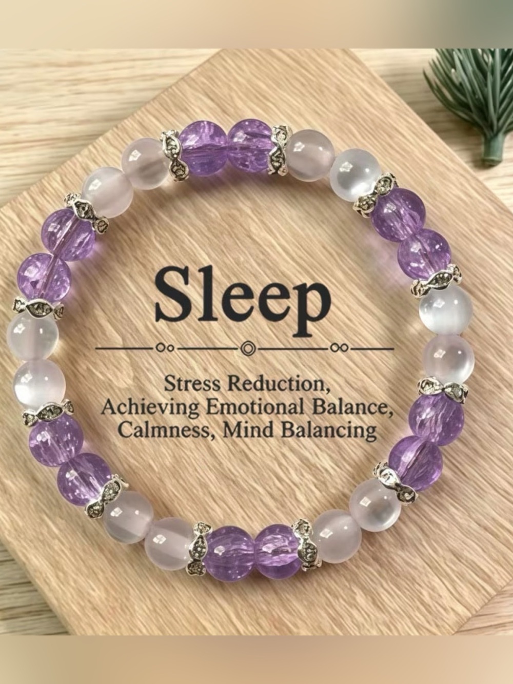 💎4/$20💎Cats Eye w Purple Glass Bracelet (PREVIEW)